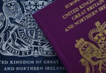 UK blue passports