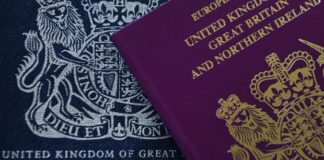 UK blue passports