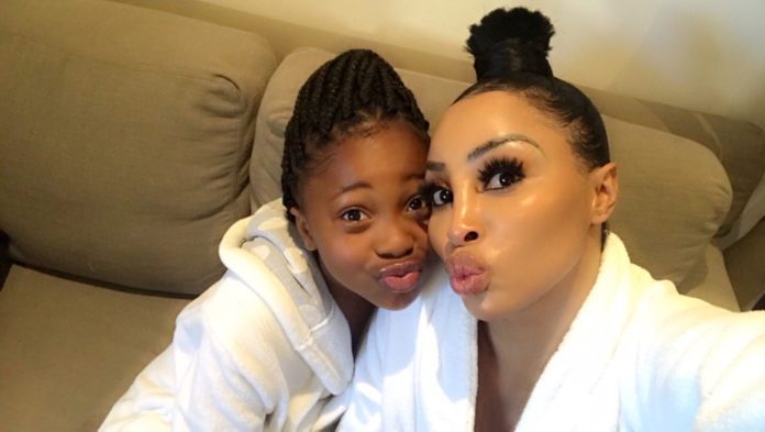 khanyi Mbau and daughter